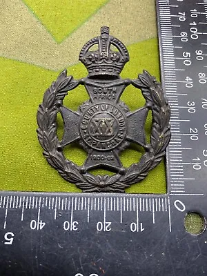 WW1 British Army City Of London St. Pancras ORIGINAL Cap Badge • $31.81