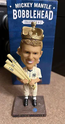 Mickey Mantle 2016 New York Yankees MLB Triple Crown Bobblehead Statue SGA • $99.99