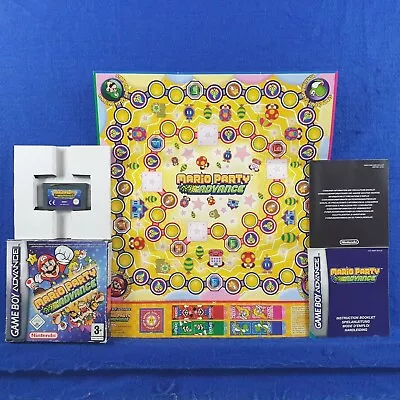 Gba MARIO PARTY ADVANCE Boxed &Complete Inc BONUS BOARD Game Boy Advance PAL • $164.99