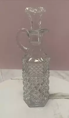 Glass Oil/Vinegar Decanter Cruet  With Stopper 7 1/2  • $11.50