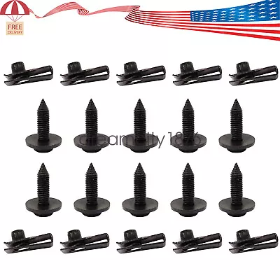 For GM Body Bolts & U-nut Clips- M8-1.25 X 30mm Long- 13mm Hex-20pcs (10ea)-#155 • $13.79