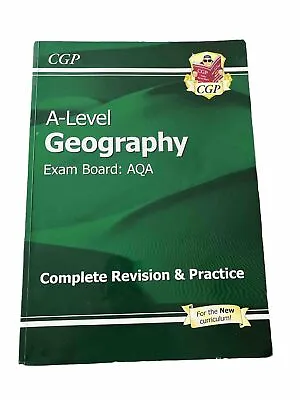 Aqa A Level Geography CGP Textbook Revision And Practice  • £10