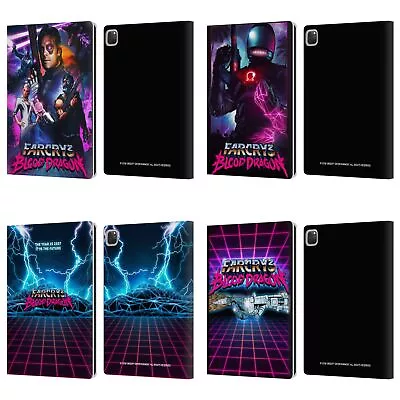 OFFICIAL FAR CRY 3 BLOOD DRAGON KEY ART LEATHER BOOK WALLET CASE FOR APPLE IPAD • $51.65