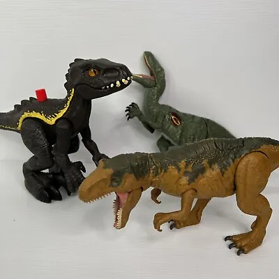 3x Jurassic Park World Dinosaur Figure Toys Raptors - FREE POSTAGE • $29.99
