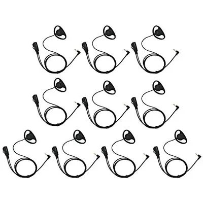 10 Headset Earpiece For Motorola Talkabout MD200TPR MH230R MR350R MS350R MT350R • $56.70