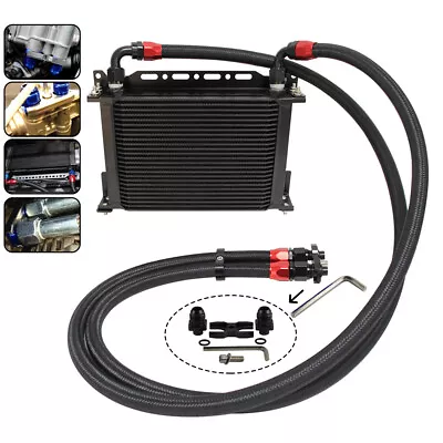 AN10 25 Row Oil Cooler Kit For BMW E36/E46 M3 E82 135i E90 E92 E93 335i 335xi • $180.01