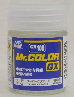 Gunze Mr.Color Clear Metallic Lacquer Paint GX1~GX217 (18ml) Multiple Choice • £11.99