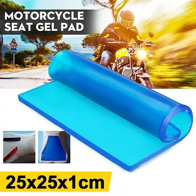 Motorcycle Shock Absorption Seat Gel Pad Comfortable Elastic Fiber Cooling Mat • $21.53