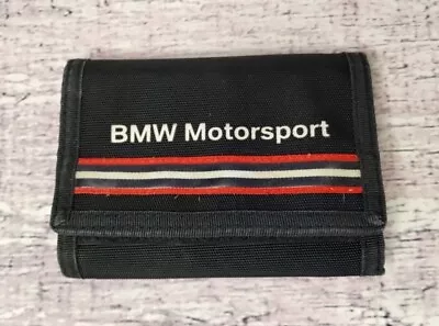 BMW MOTORSPORT MEN'S WALLET - Dark Navy - Good Condition • $24.99