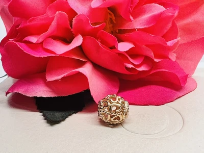 $39 • Buy Pandora Moments Open Your Heart Charm Bead Rose Gold ALE  R 780964 Openwork