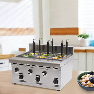 6 Holes Gas Propane Noodle Ramen Pasta Cooker Machine Desktop Ramen Cooker • $311.60