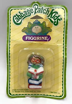 $14.99 • Buy 1984 Cabbage Patch Figurine Girl With Glasses Reading Stack Of Books Hong Kong