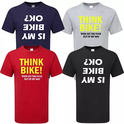 Biker T-Shirt Funny Rude Motorcycle Motorbike Aprilia BMW Ducati Kawasaki Harley • £12.99