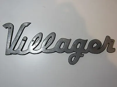 Vintage Villager Coach Travel Trailer Emblem Nameplate Ornament RV Airstream Air • $119.28