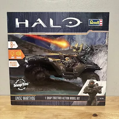 Revell 1766 Halo UNSC Warthog Snap-Tite Model Kit W/Lights & Sound - Brand New • $34.99