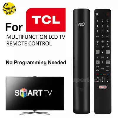 For TCL TV Remote 4K Smart LCD/LED ARC802N RC802N Fit 65C2US 75C2US 43P20US LED • $8.95