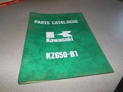 OEM Kawasaki 1976 KZ650 LTD Twin Parts Catalog • $44.99