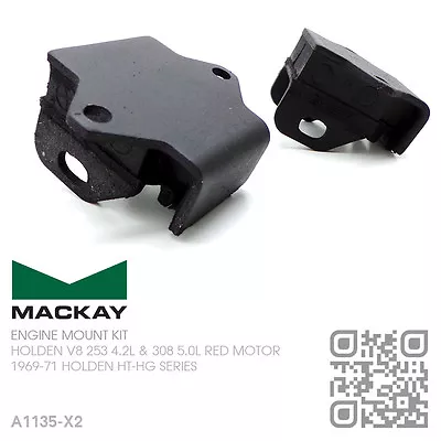 Mackay Engine Mounts V8 253 & 308 Motor [holden Ht-hg Monaro/gts/ute/van/sed/wag • $114.50