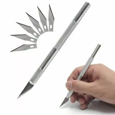 $2.55 • Buy Hobby Exacto Knife X-Acto Set 6 Blades Handle For Craftsman Craft Tool Precision