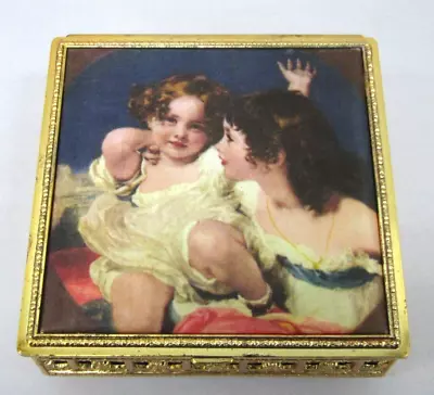 Vintage Schmid Bros  Calmady Children  Music Box Jewelry Case • $18