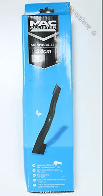 B&Q Genuine MacAllister Lawnmower Replacement Blade 34cm For MLM1834-Li Mower • £13.99