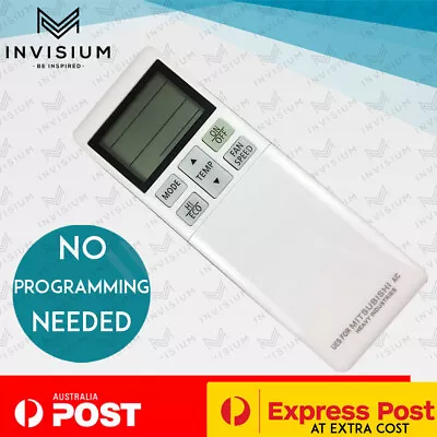 $17.50 • Buy Replacement Air Conditioner Remote Control For Mitsubishi Heavy Ind RLA502A700R