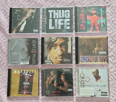 2 Pac 9x Cd Collection Thug Life • £60