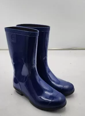 UGG Sienna Women's Sizs 6 US Blue Rubber Pull On Calf Rain Boots  • $39.49