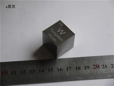 $77.40 • Buy 1pcs Tungsten Metal Element Periodic Table 1 Inch W Cube  315.28g W≥99.95% 