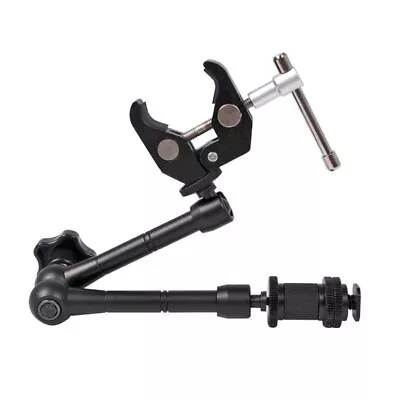 LCD Video Camera Flash Magic Arm Super Clamp 11 Inch Magic Articulated Arm • £7.73