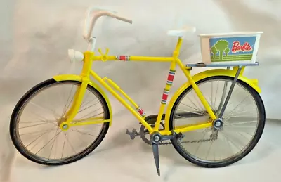 Vintage 11-1/2” Barbie Doll Yellow Bike Bicycle 1970's Malibu Barbie • $14