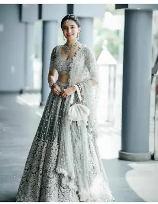 Lengha Designer Lehenga Choli Indian Bollywood Wedding Party Pakistani Wear • $61.75