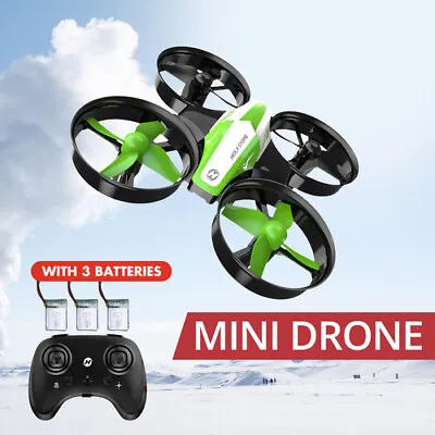 Holy Stone HS210 Mini Drone 3D Flip RC Helicopter Quadcopter 3 Batteries Green • $34.99