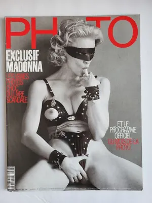 1992 French PHOTO Magazine MADONNA Helmut Newton Bettina Rheims Andy Warhol RARE • $59.99