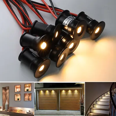 10/20pcs 1W COB LED Downlight Recessed Ceiling Light Lamp Spotlight DC12V Black • $29.27