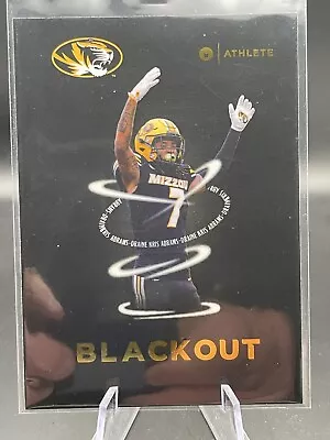 2023 Kris Abrams-Draine ONIT Blackout #7  Mizzou Tigers Missouri NFL Draft • $4.99