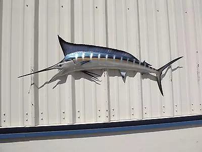 59  Blue Marlin Half Mount Fish Replica - Quick Production • $209