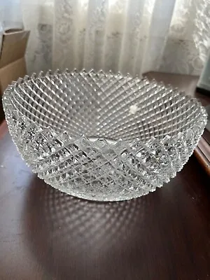 Miss America Crystal Berry Bowl By Hocking Glass • $25