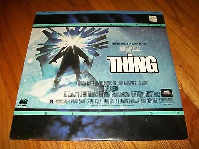 THE THING Laserdisc LD WIDESCREEN FORMAT BRAND NEW SEALED RARE JOHN CARPENTER • $49.99