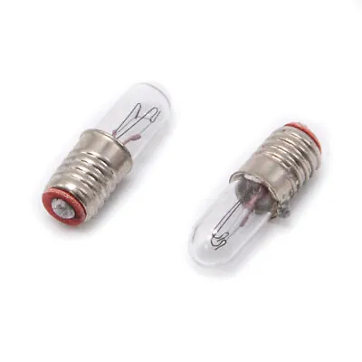 $3.11 • Buy E5 Screw Miniature Small Signal Light Bulb 1.5V 2.5V 6.3V 12V 24V 0.1A 5mmx16mm