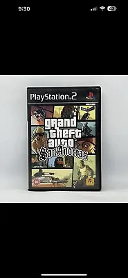 Grand Theft Auto San Andreas GTA Rockstar PS2 Sony PlayStation Video Game PAL • $19.99