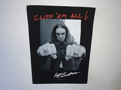 Metallica Cliff Burton Printed Back Patch • $14.98