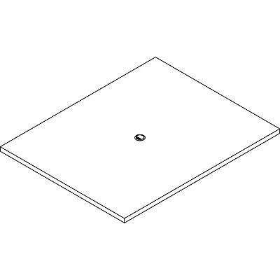 Lorell Tabletop Rectangular Modular 60 X48 X1-1/2  Mahogany PRC4860MY • $499.64