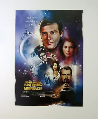 James Bond Moonraker Ltd Ed Lithograph Roger Moore Ltd Edition  • $29.95