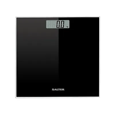 Salter Glass Bathroom Scale Personal Fitness Slim Design (Damaged Packaging) • £9.99