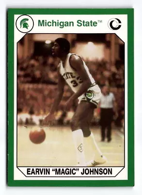 1990 Collegiate Collection Michigan State Spartans Earvin  Magic  Johnson 194 • $1.95