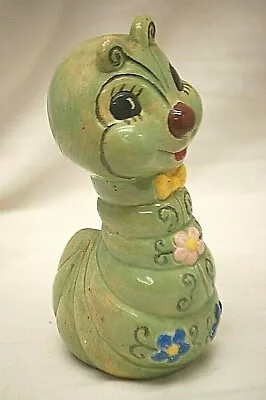 Vintage Inch Worm Caterpillar Insect Bug Figurine Odd Kitsch Whimsical Garden • $34.99