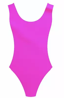 # Awesome 80s Fluro Pink Leotard Disco Ladies 80s Costume • $18.99