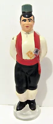 FIGURAL WINE BOTTLE HANDPAINTED #2 - WAITER? - Vintage - Empty • $9.25