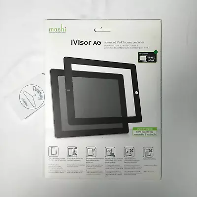 Moshi IVisor AG Advanced Apple IPad 2 Screen Protector - Black Matte Version • $16.95